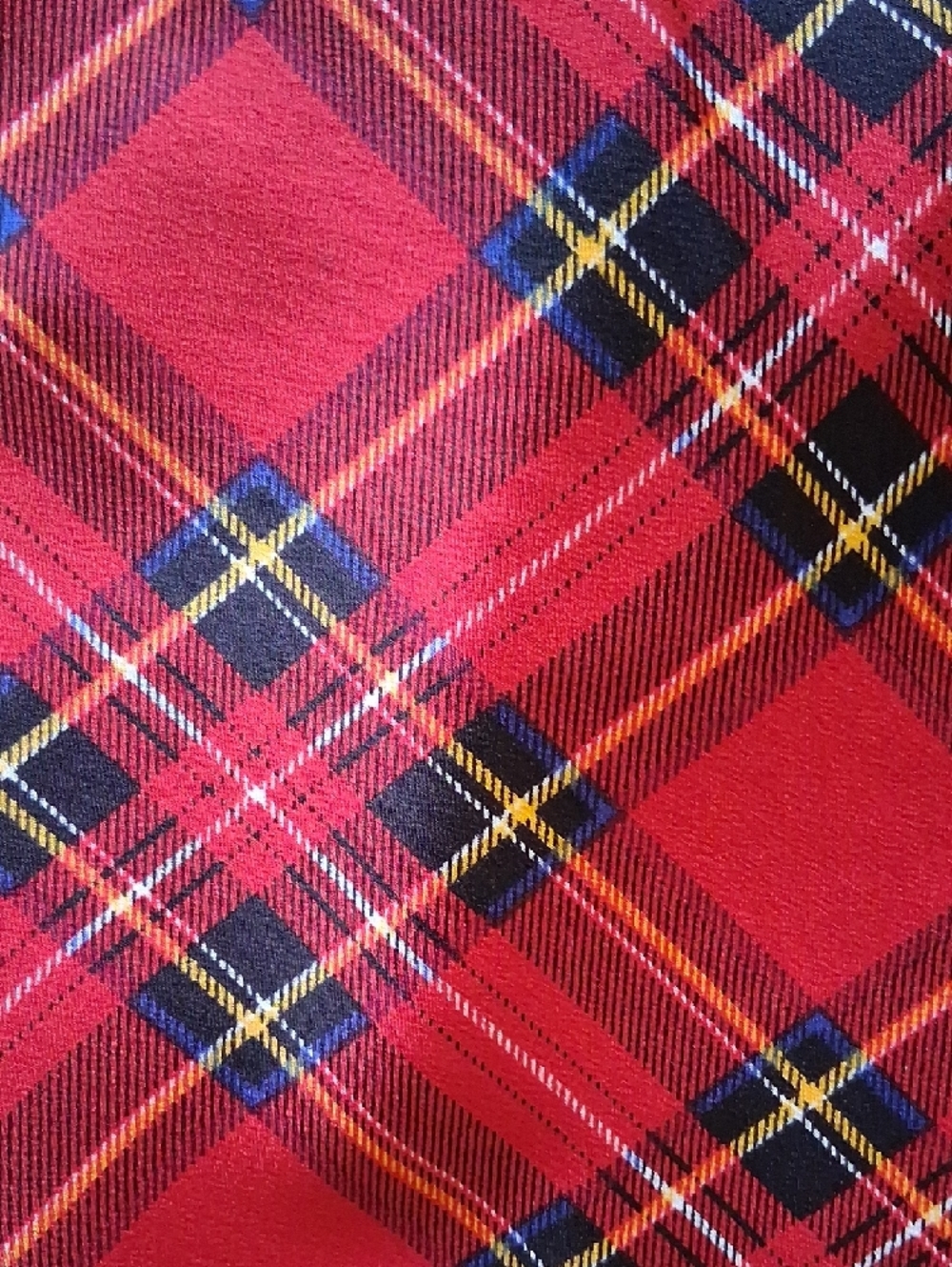 J. Crew Red Plaid A-Line Mini Skirt - Picture 2 of 8